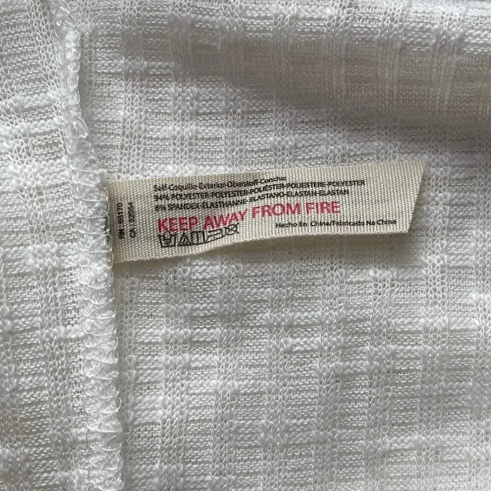 New Free People Aura Layering Top in White Size XS